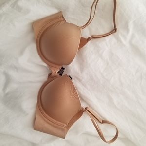 Beige Demi cup VS bra